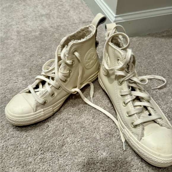 Converse fleece lined high top sneakers - Picture 2 of 2